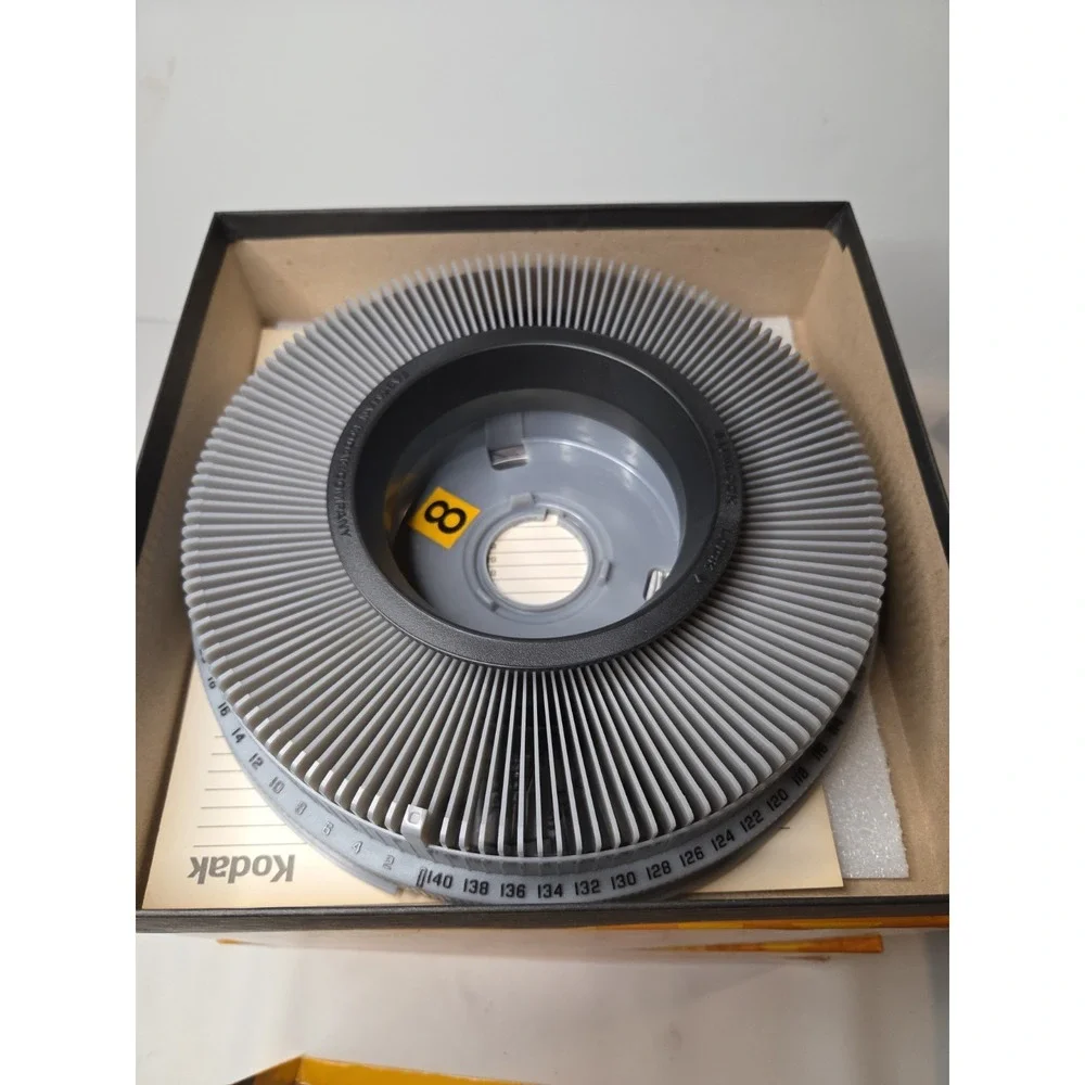 Lot Of 4 Kodak Carousel Transvue 140 Projector Gray Slide Tray Original With Box
